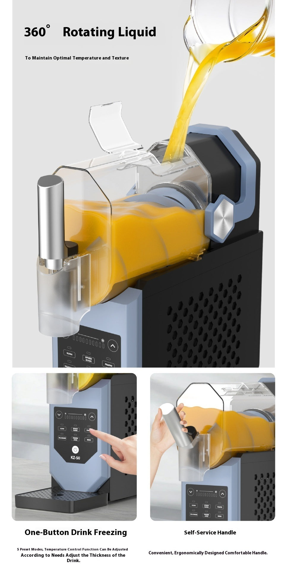 Ice Cream Machine Multi-functional Household Small Snow Melting