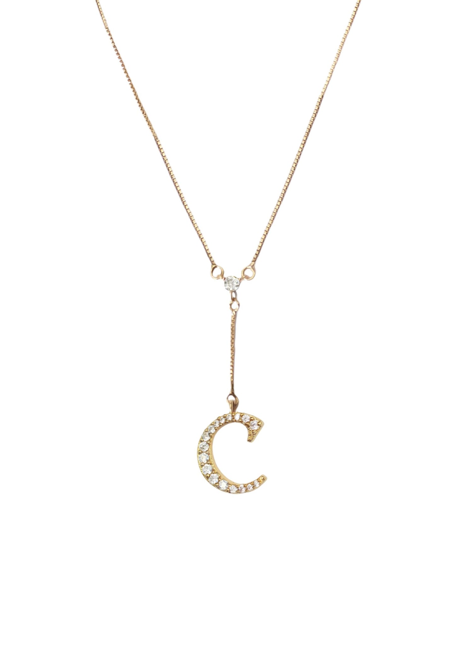 Golden Alphabet Necklaces