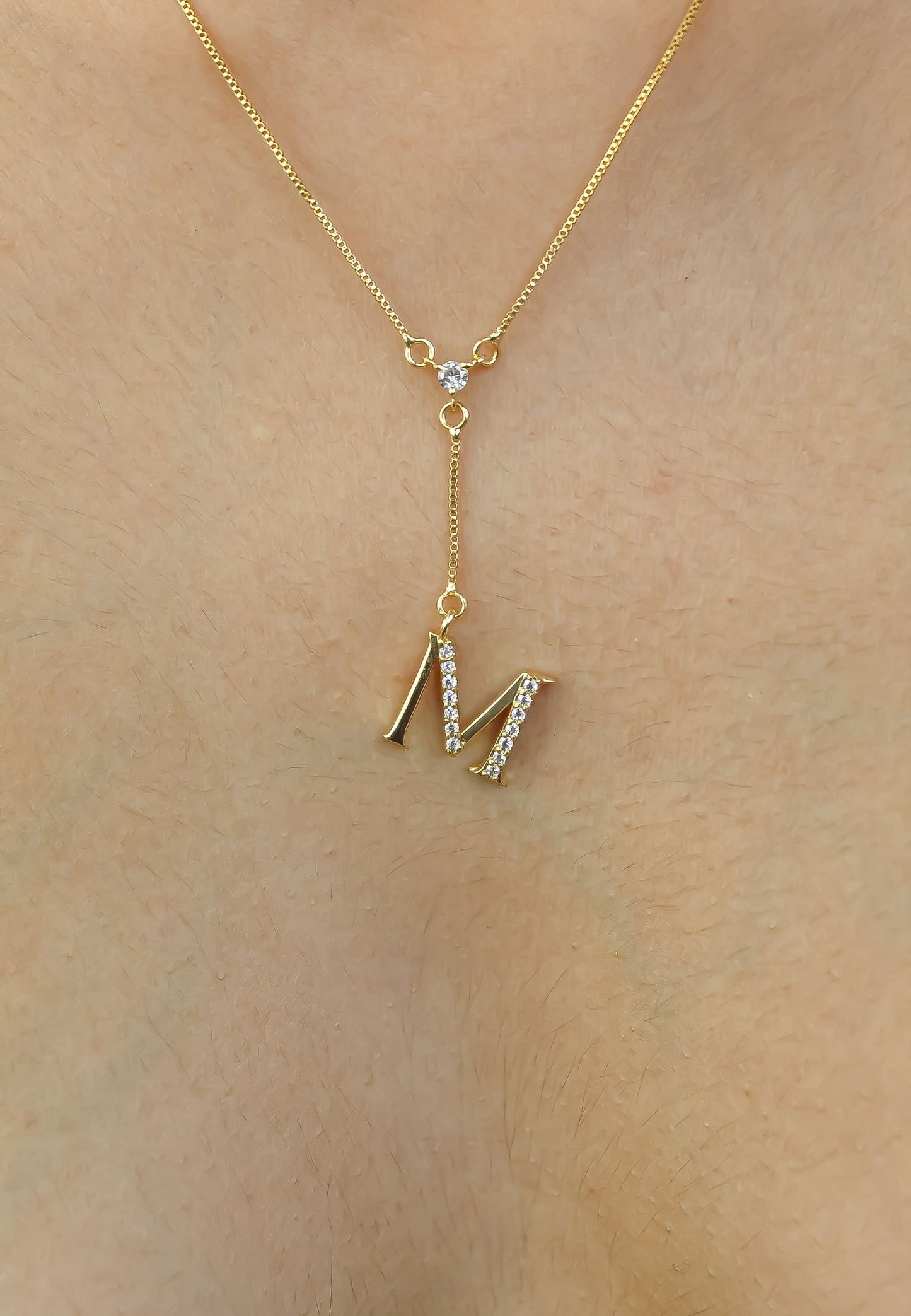 Golden Alphabet Necklaces