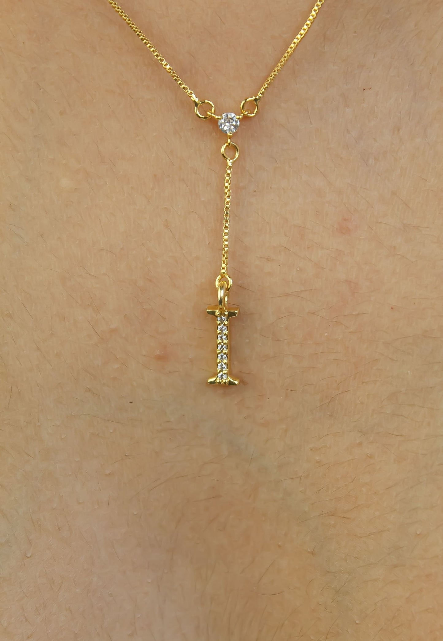 Golden Alphabet Necklaces