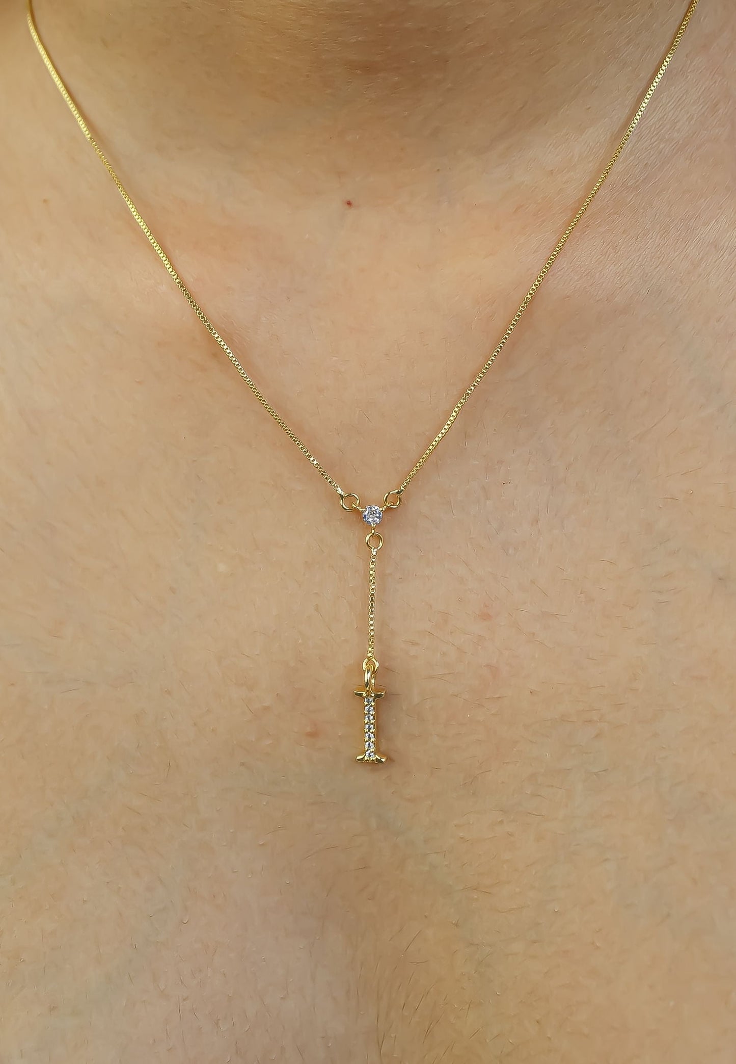 Golden Alphabet Necklaces