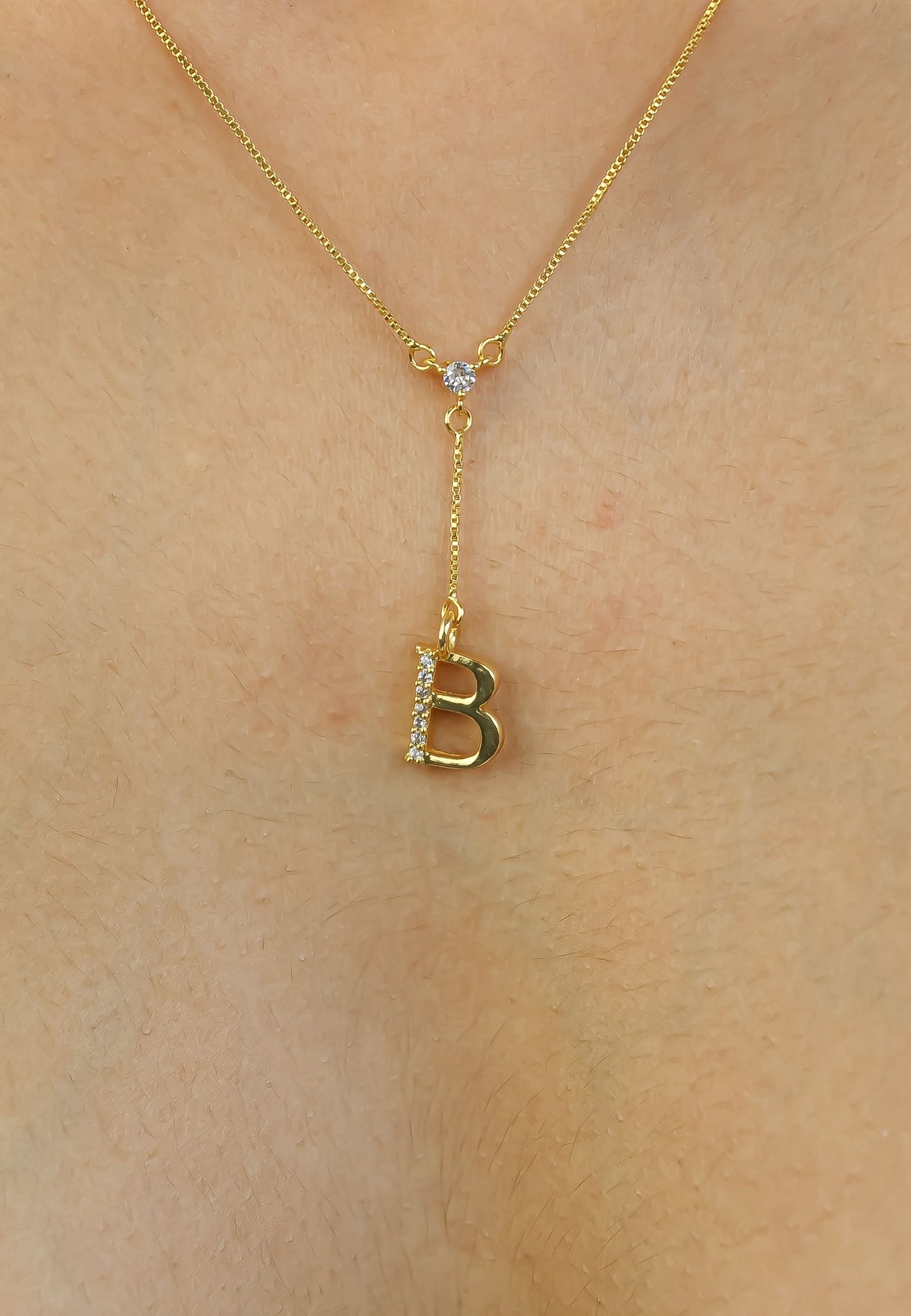 Golden Alphabet Necklaces