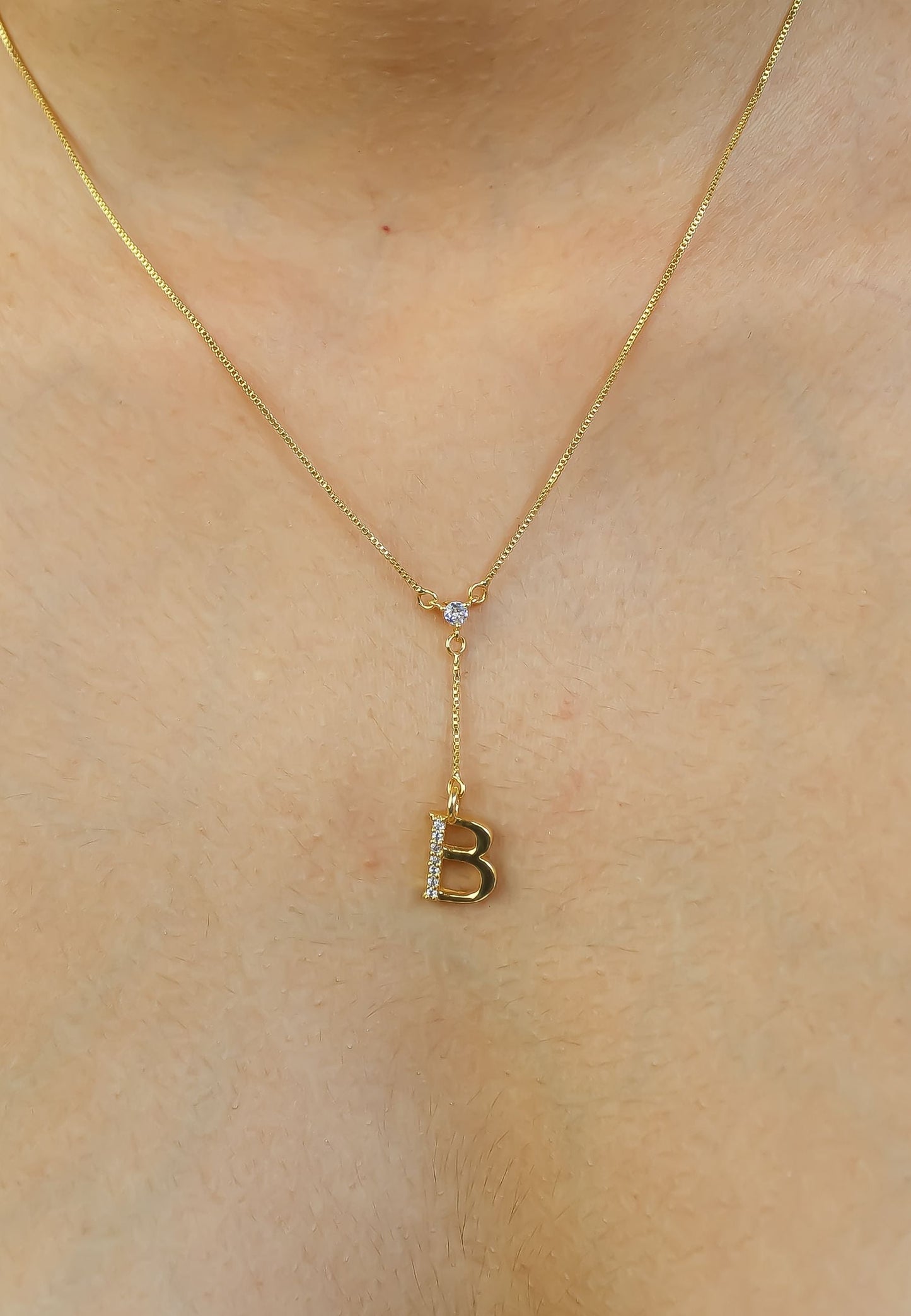 Golden Alphabet Necklaces