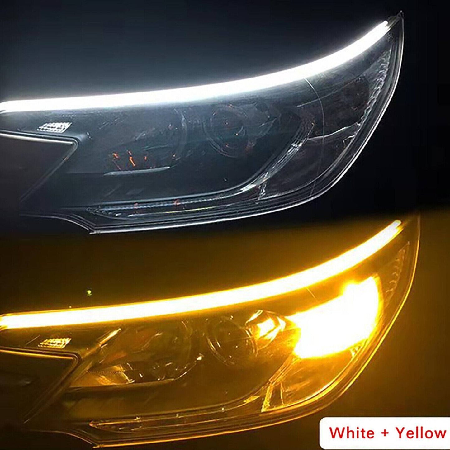 2x Auto LED Blinker Dynamische Streifen DRL Scheinwerfer Tagfahrlicht Lampe 60cm