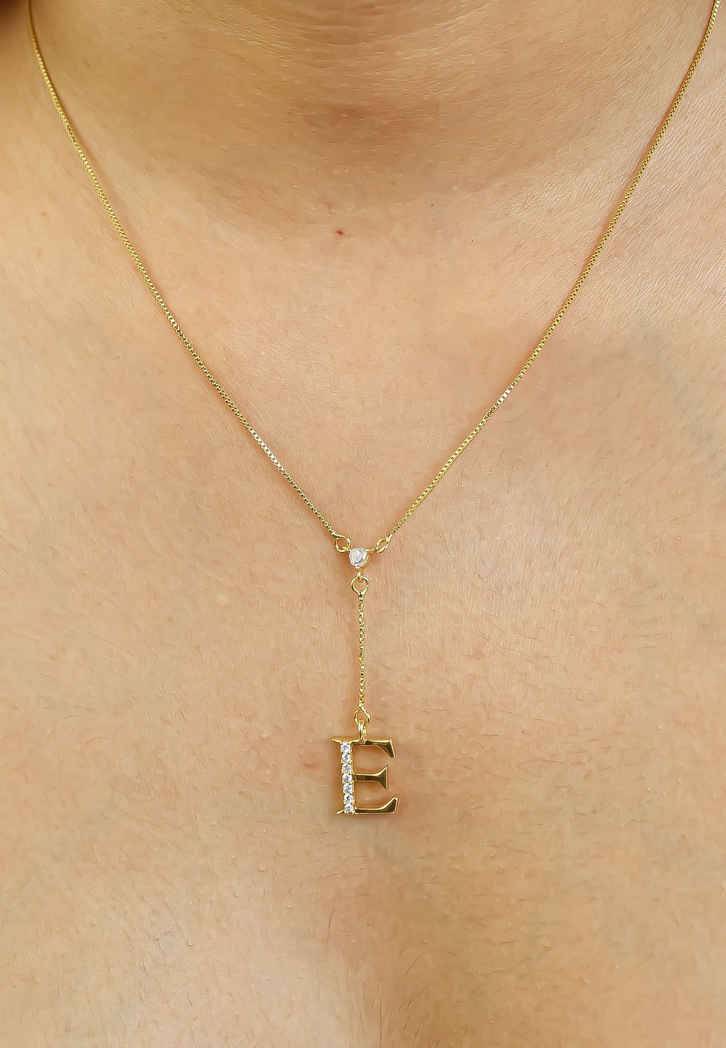 Golden Alphabet Necklaces