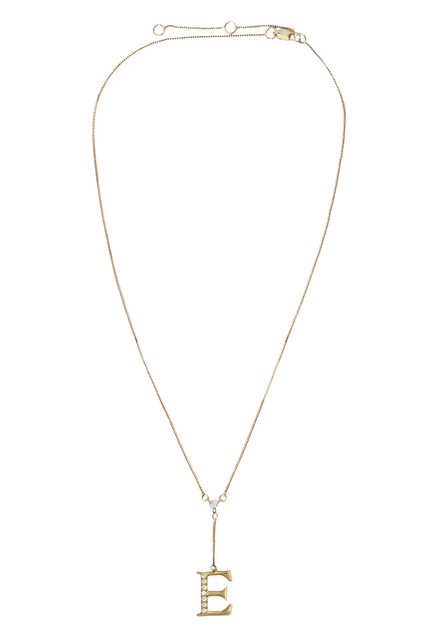 Golden Alphabet Necklaces