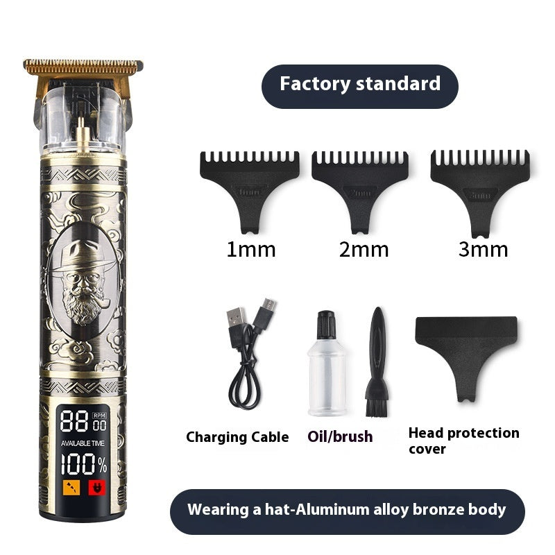 Electric Hair Clipper Style Shaper Retro Oil Head Universal Haircut