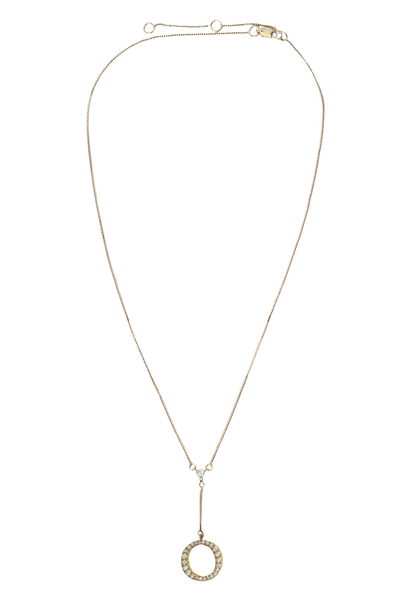 Golden Alphabet Necklaces