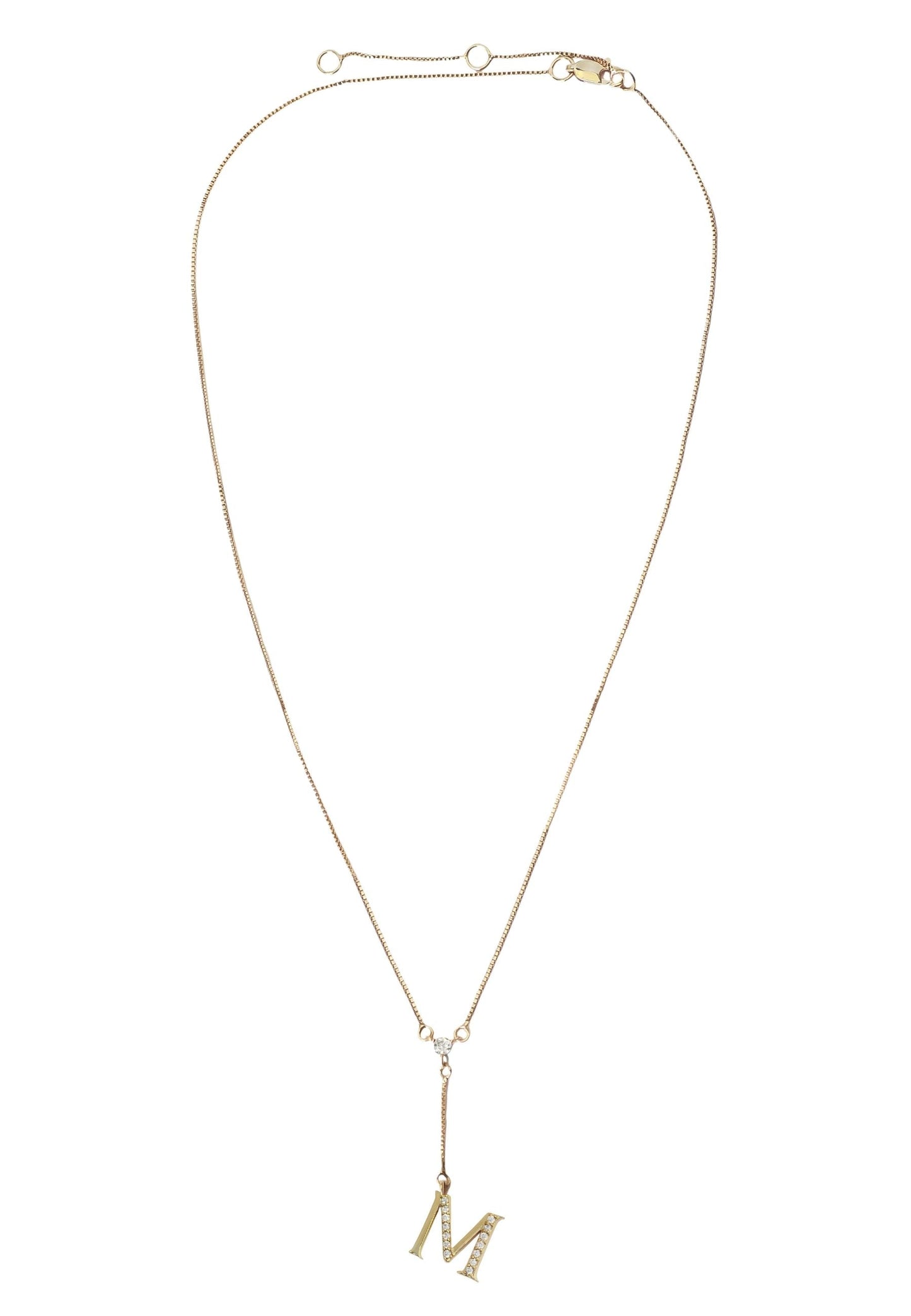 Golden Alphabet Necklaces