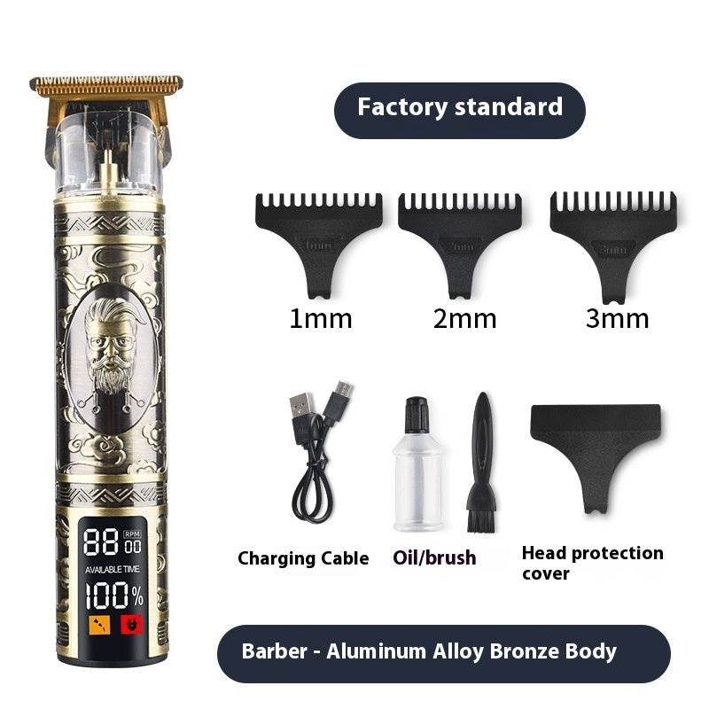 Electric Hair Clipper Style Shaper Retro Oil Head Universal Haircut
