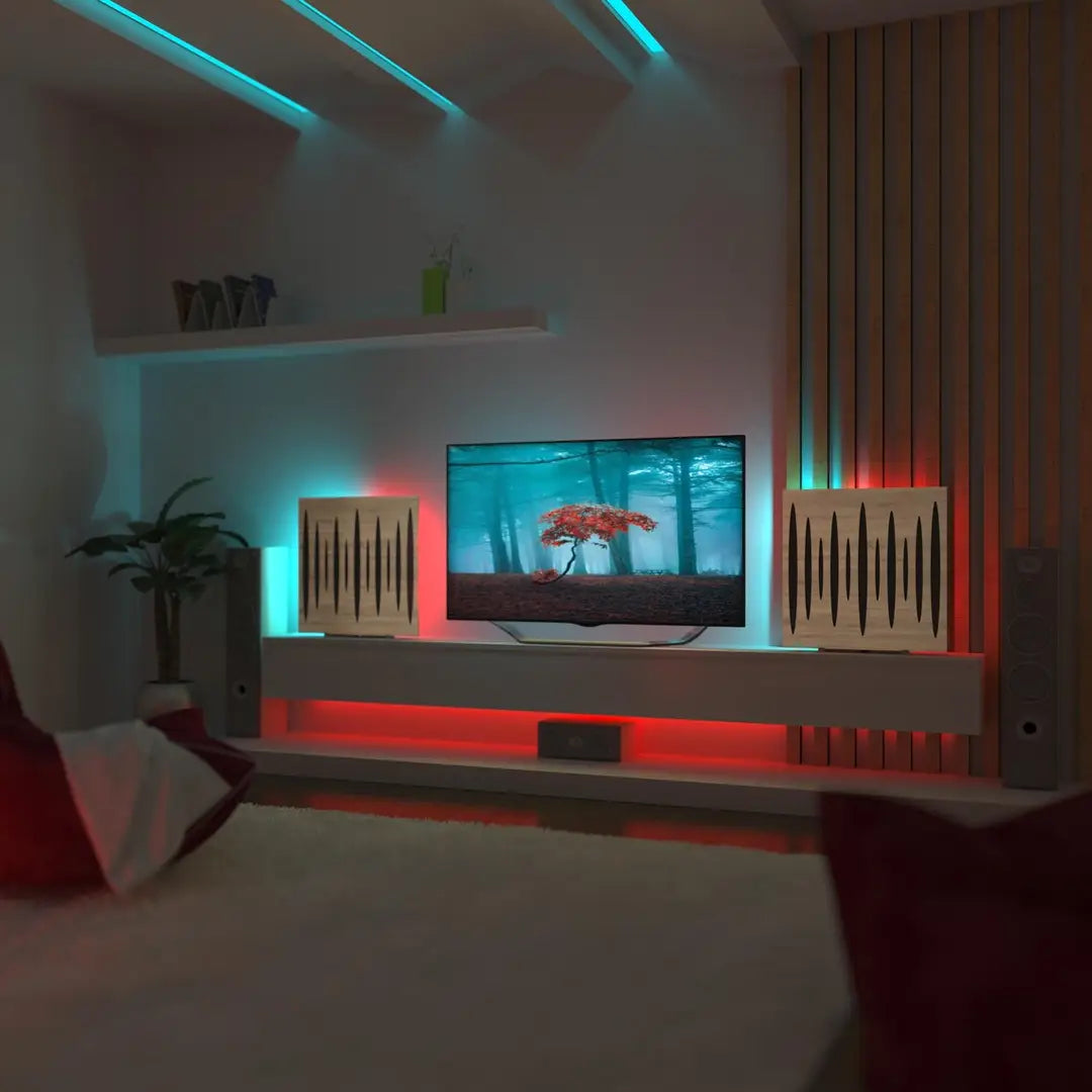 2-Pack PULSAR RGB LED Panels for Desk, Studio & Gaming